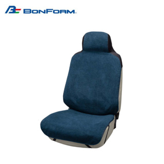 【BONFORM】超細纖維吸水防水車用前座椅套-海軍藍 (B4042-10NV) | 金弘笙