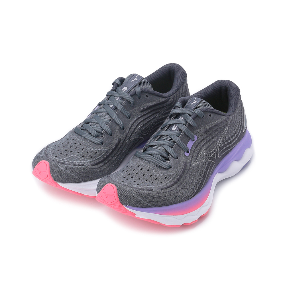 MIZUNO  WAVE SKYRISE 4 慢跑鞋 深灰 J1GD230971 女鞋