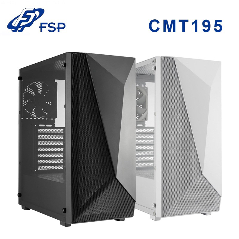FSP 全漢 CMT195 壓克力 透側 ATX 白色 電競 散熱 4風扇 電腦機殼