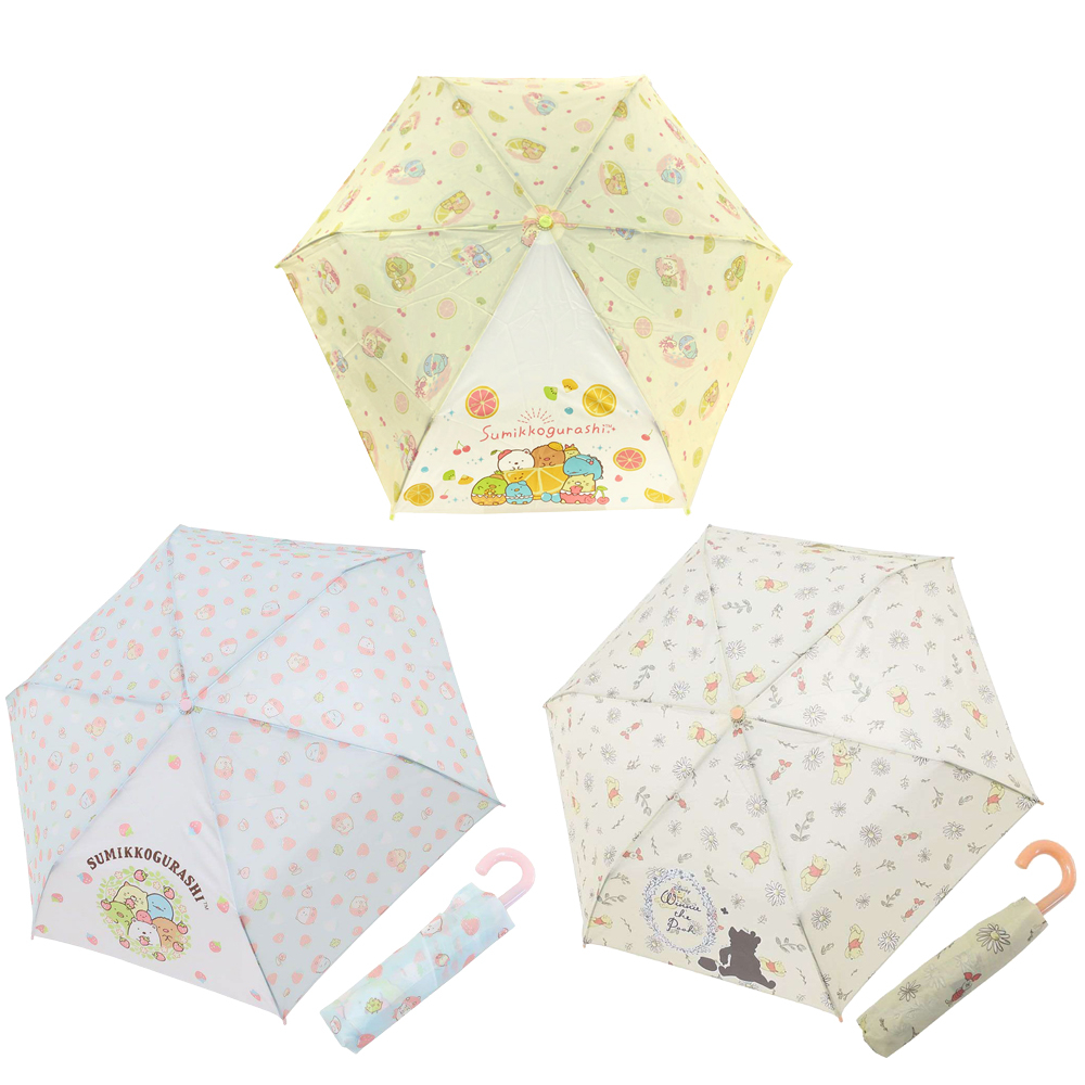 【模型君】日本 雨傘 角落生物 小熊維尼 摺疊傘 防風 雨具 現貨 共3款