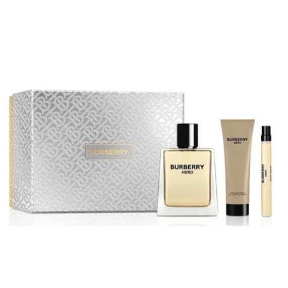 Burberry 英雄神話男性淡香水禮盒(淡香水100ml+淡香水10ml+洗髮沐浴膠75ml)【日韓美妝】