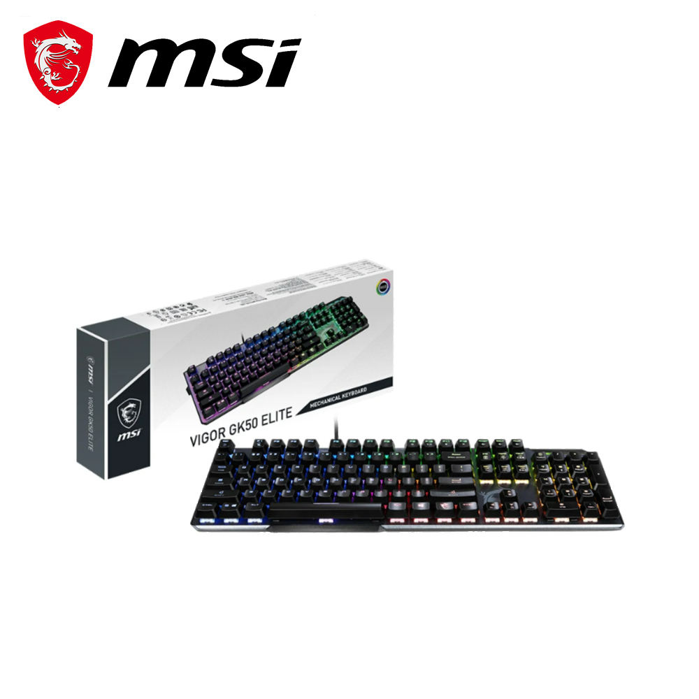 MSI 微星 Vigor GK50 Elite LL TC機械式電競鍵盤