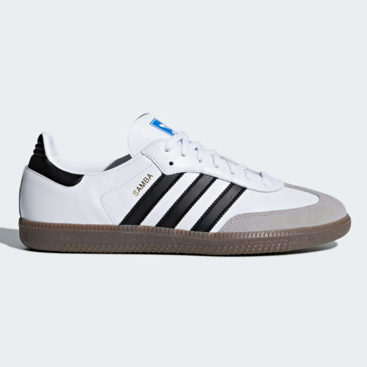 BEETLE ADIDAS 愛迪達 SAMBA OG 運動鞋 B75806 男鞋 黑白 橡膠鞋底 經典 運動休閒鞋