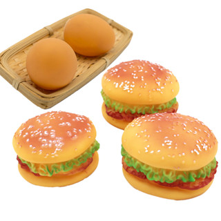 發聲漢堡寵物玩具 發聲雞蛋 模擬漢堡玩具 寵物玩具 抗憂鬱玩具 發聲玩具 狗玩具 軟膠玩具 搪膠玩具【賣貴請告知】