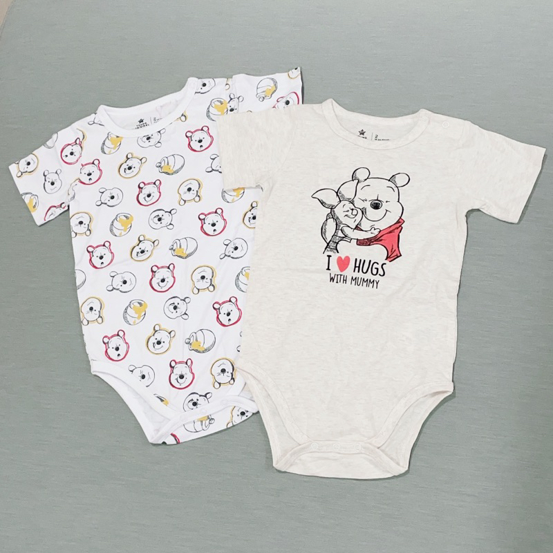 ［全新］現貨 日本 夏季 史努比 snoopy 米奇米妮 維尼 包屁衣 爬服 嬰兒服 男女寶 妙妙裝 寶寶衣服 0-2歲