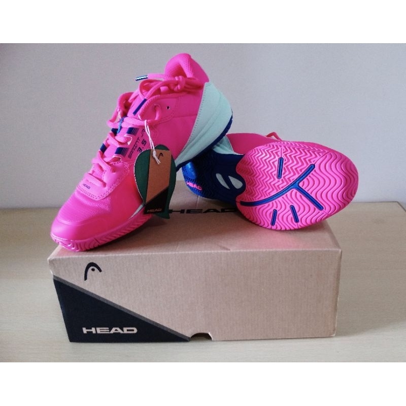 HEAD SPRINT3.5 女網球鞋🔥24.5 cm, 桃紅色, 全新正品含鞋盒