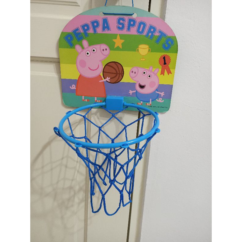 佩佩豬籃球框飛鏢板附球