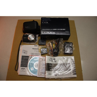 Panasonic LUMIX DMC-FX9-K 防手震數位相機 日本製已過保固 品相如圖 功能正常 不含運費