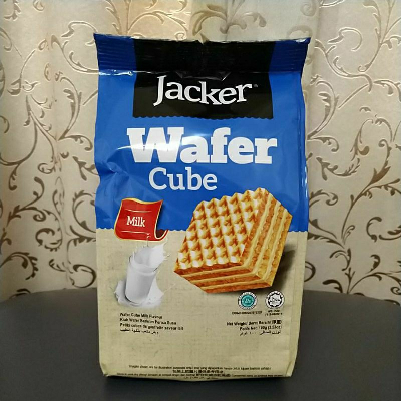 傑可 JACKER 牛奶方形威化酥 100g 非即期品 史上最低價