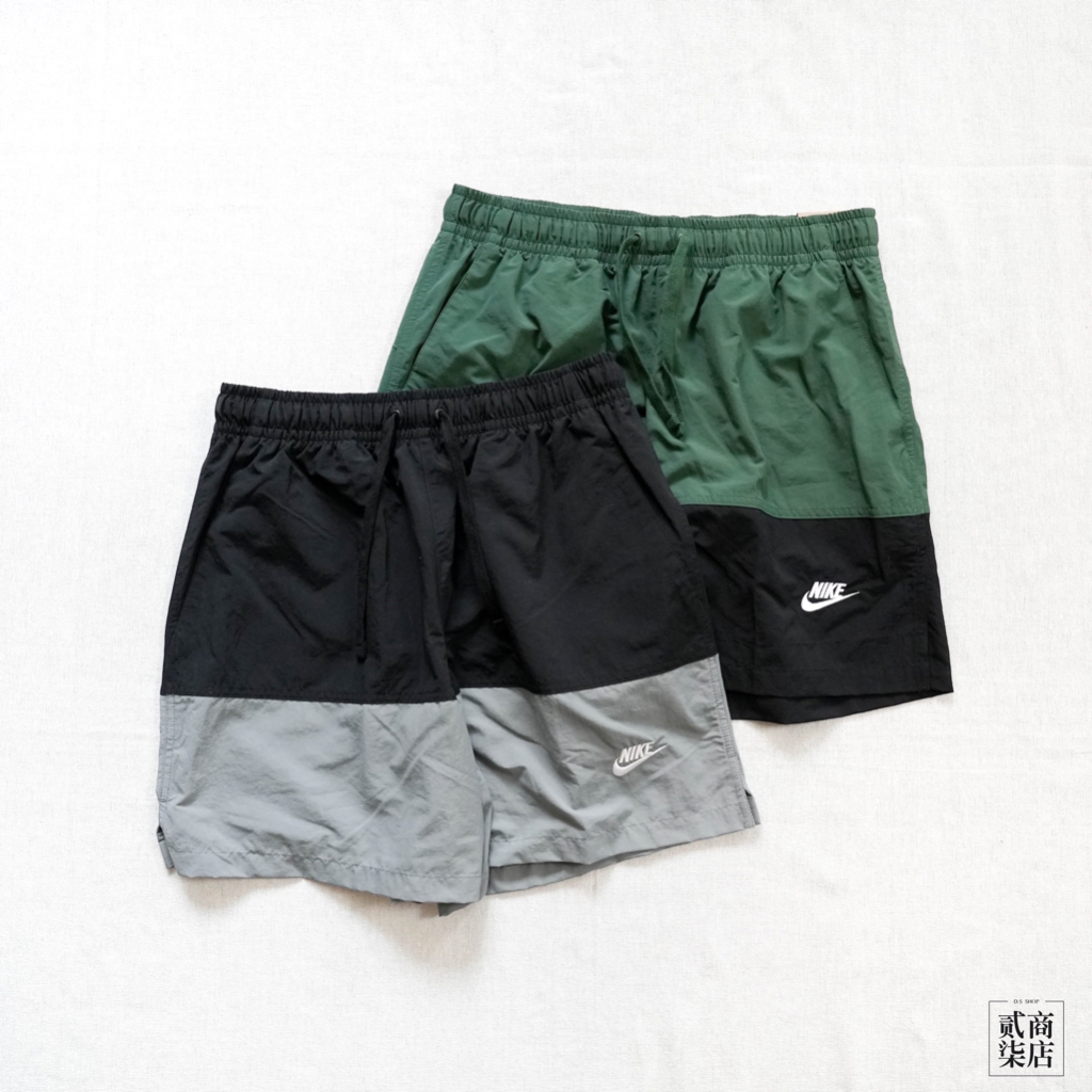 貳柒商店) NIKE CLUB SHORTS 男款 防風 拼接 短褲 休閒 FB7812-010 FB7812-323