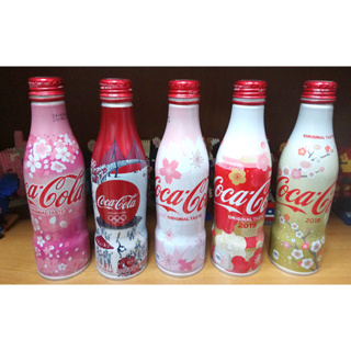 可口可樂 鋁罐 櫻花梅花系列 空瓶