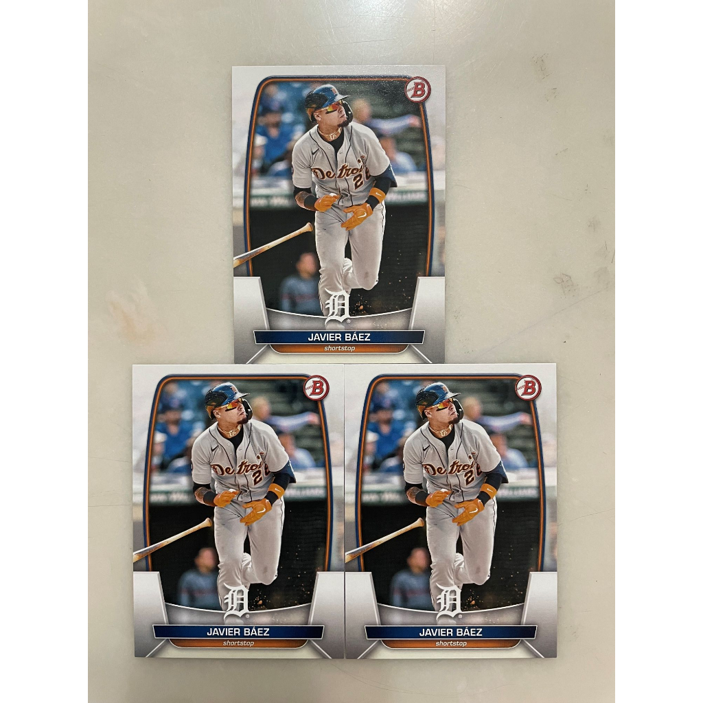 [Javier Baez] 2023 Bowman 3張一起賣