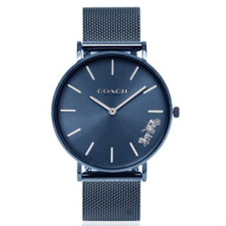 COACH | 經典小馬車Logo米蘭帶手錶女錶 / 藍面 x 紫面 x 灰