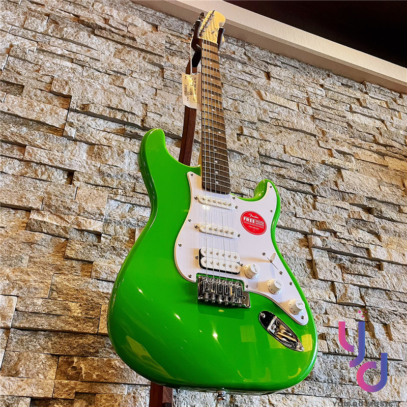 終身保固贈千元配件 Fender Squier Sonic Strat 電吉他 限量版 史萊姆綠 單單雙 玫瑰木指板