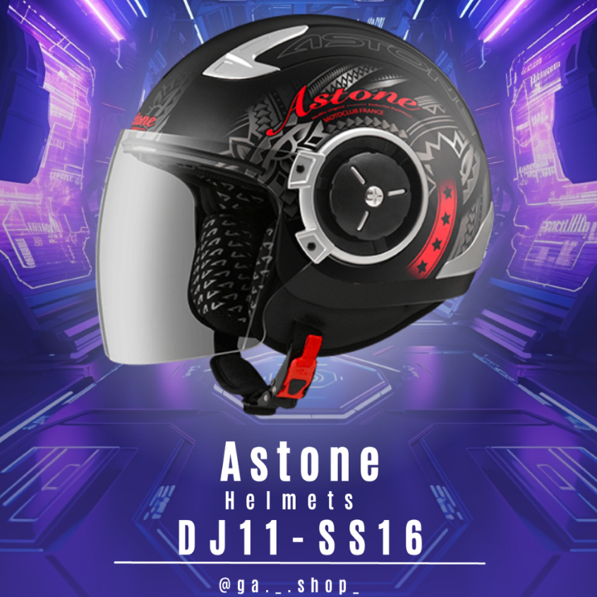 🚚免運🥳附帽套💯原廠🚀新品 🔥Ga_shop🔥〔ASTONE DJ11 DJ11 SS16〕內墨鏡 半罩 通勤帽 安全帽