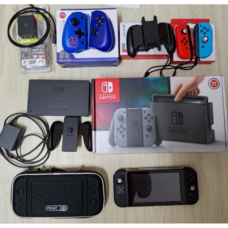 可改機版本Nintendo switch任天堂掌上遊戲機/電視遊樂器/薩爾達手把/瑪莉歐/NS大全套主機