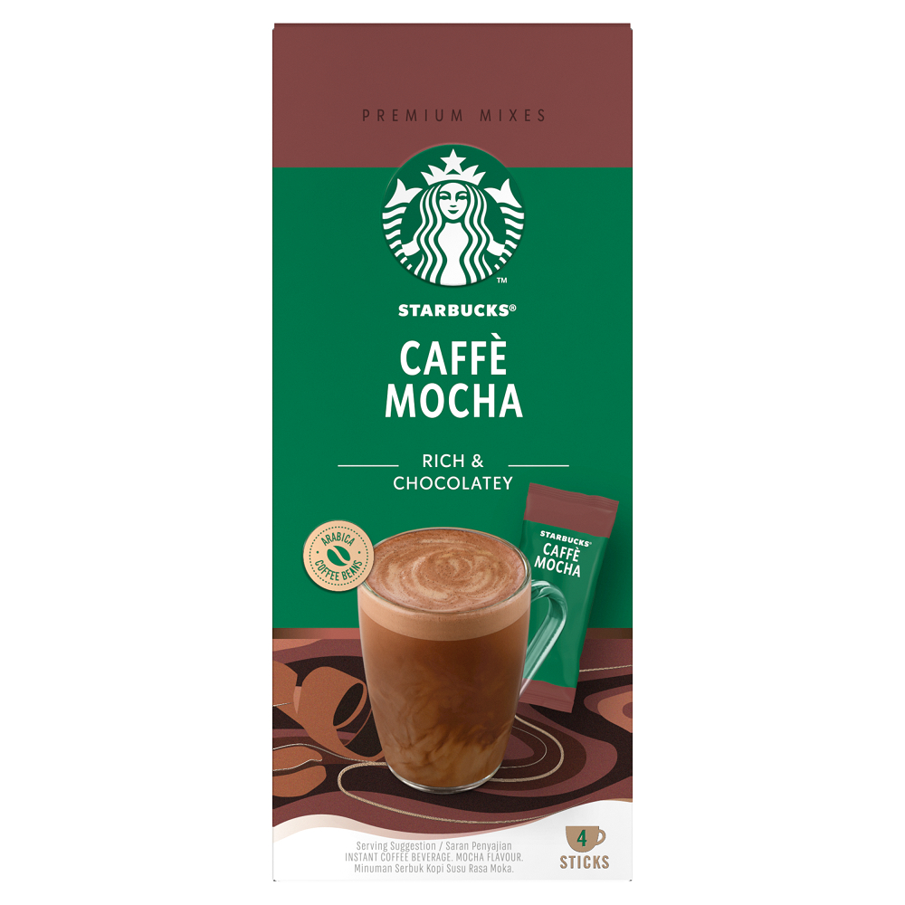 Starbucks星巴克 特選系列-摩卡風味咖啡 22g x 4包【家樂福】