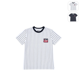 【FILA】KIDS 孩童款 短袖圓領上衣-白色 1TEW-8600-WT