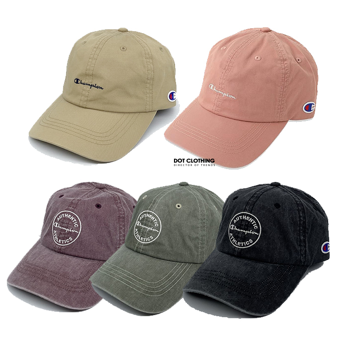 Champion Cap 冠軍 老帽 日本線 刺繡 草寫logo 水洗 復古 帽子 炭灰 酒紅 淺綠 棒球帽 DOT聚點