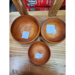 木製碗拼接色沙拉碗湯碗大中小三種尺寸