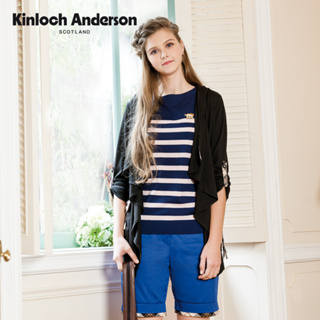 【金安德森女裝】 英倫格紋彈性棉質五分褲 短褲 寶藍 KA0682004 Kinloch Anderson