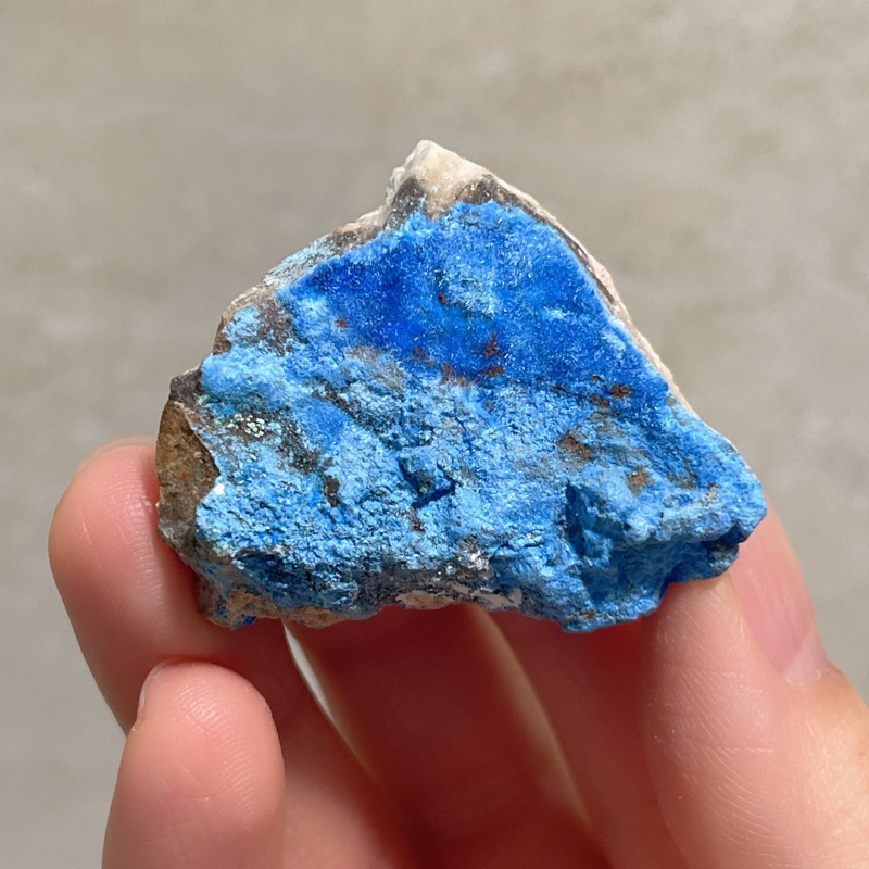絨銅礦 藍色礦石｛讓藏｝