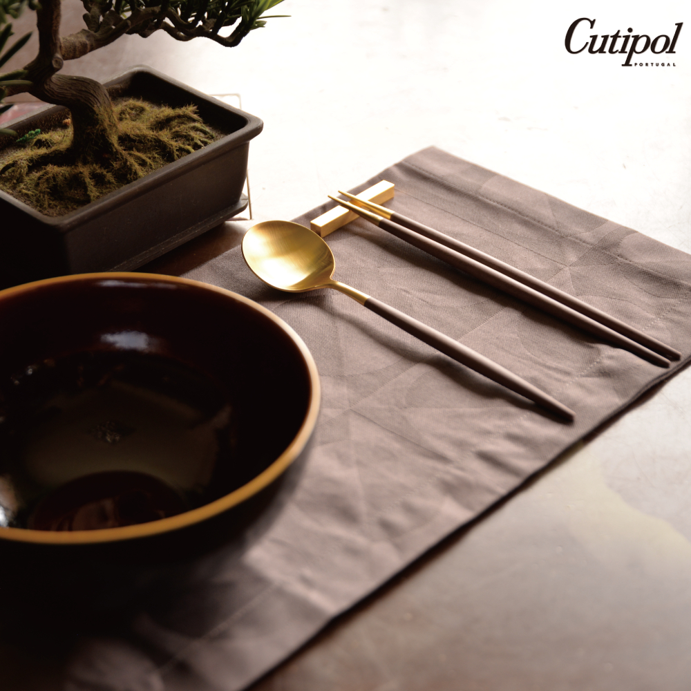 葡萄牙 Cutipol | 優惠套組/Churchill 東京麵碗 x GOA棕金餐具