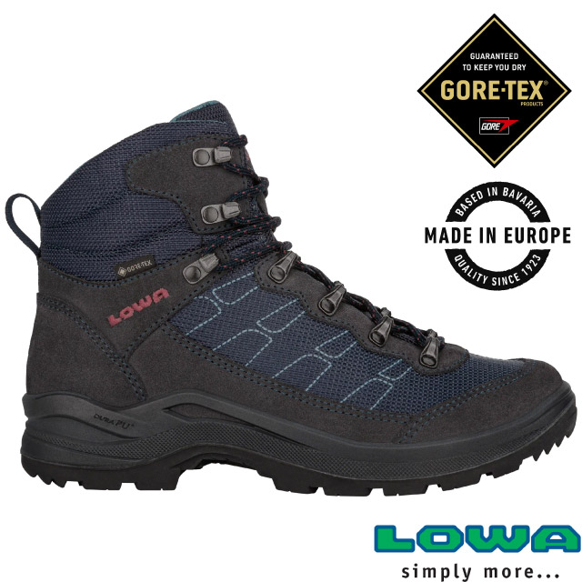【德國 LOWA】送》女 款 歐洲製造 中筒防水透氣多功能健行鞋 TAURUS PRO GTX 登山鞋_LW320525
