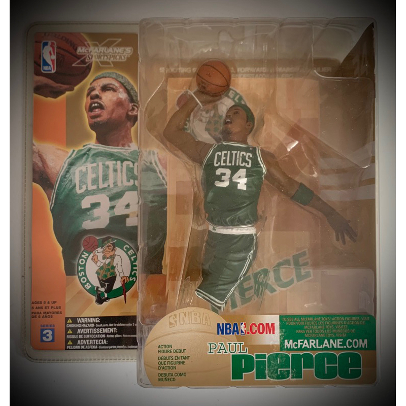 全新 麥法蘭 Mcfarlane NBA Paul Pierce 人偶 公仔 雕像 名人堂