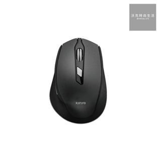 KINYO 2.4GHz無線靜音滑鼠 (GKM-917)-經典黑