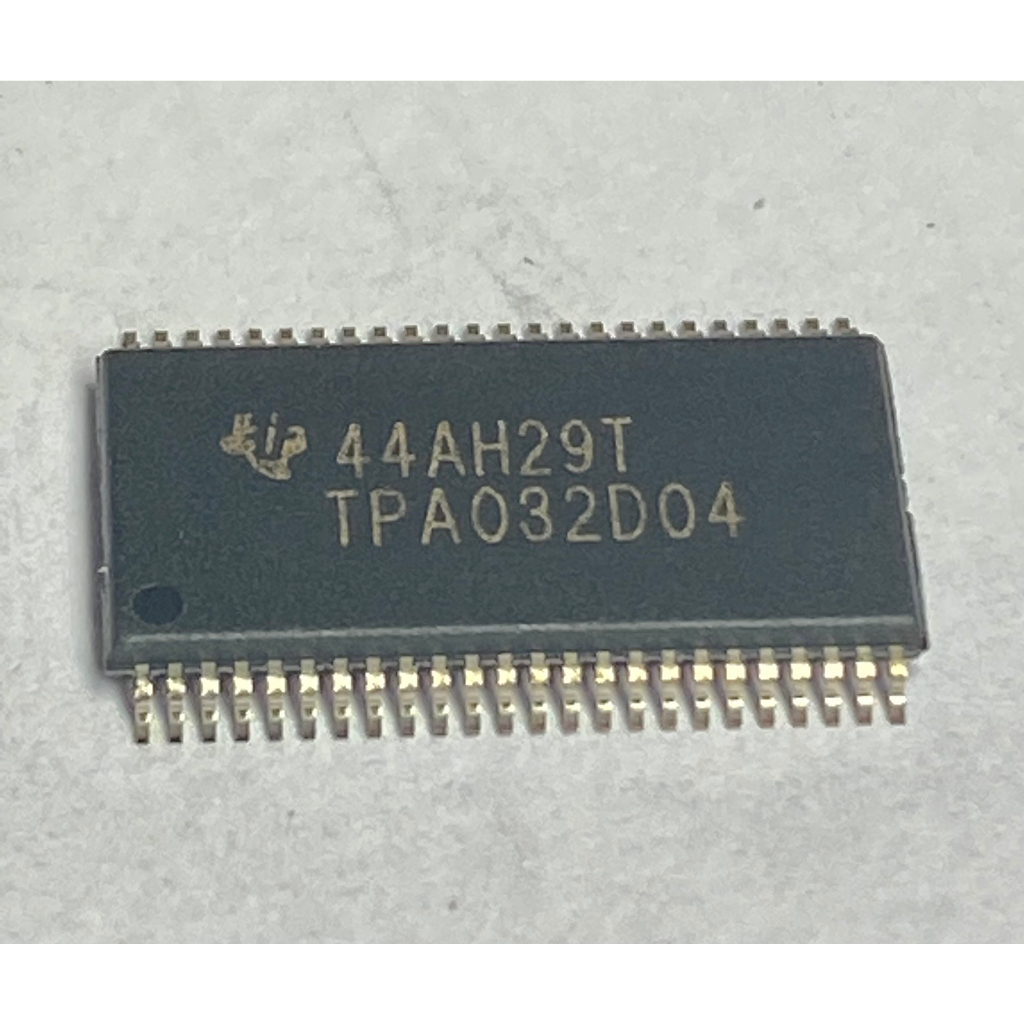 TPA032D04DCA  放大器 IC 雙路 (立體聲)、帶立體聲耳機 D 級 48-HTSSOP 台灣現貨