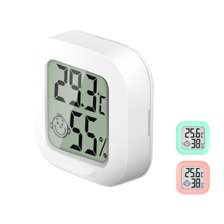 自動檢測溫濕度 室內溫度計 超薄簡約 智能溫濕度計 溫濕監控 家用溫度計 溫度計 濕度計