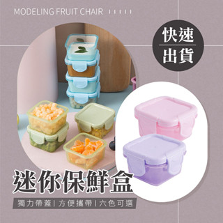 迷你保鮮盒 收納盒 分裝盒 零食盒 密封盒 迷你盒 食品分裝 調味盒 寵物零食用 副食品用 外出零食分裝