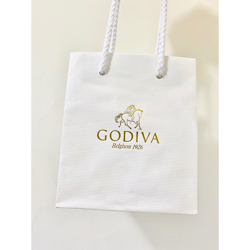 Godiva白色紙袋（小）底14*11.5 高16.5