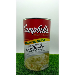 【捲髮阿嬤的柑仔店】＃Campbell Soup金寶湯＃新英倫蛤蠣濃湯(即食) 1.41kg/罐