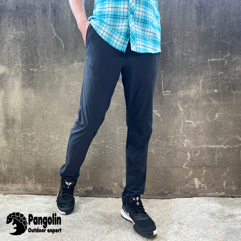 【PANGOLIN】彈性休閒褲 吸濕排汗 四向彈性 舒適 抗UV 登山工作休閒機能褲