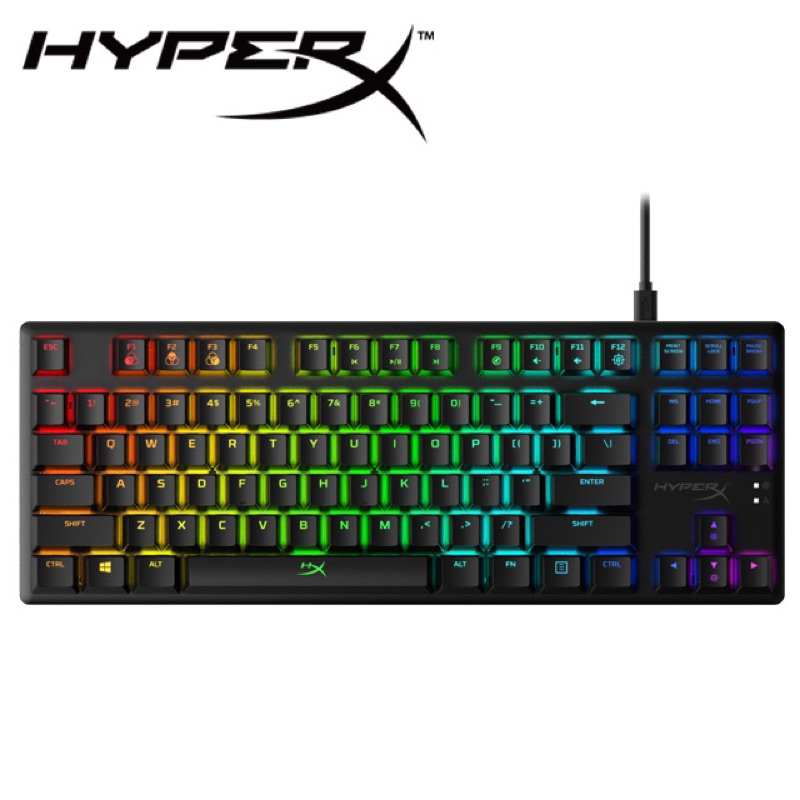 HyperX Alloy Origins Core RGB機械式鍵盤 紅軸 英文鍵帽