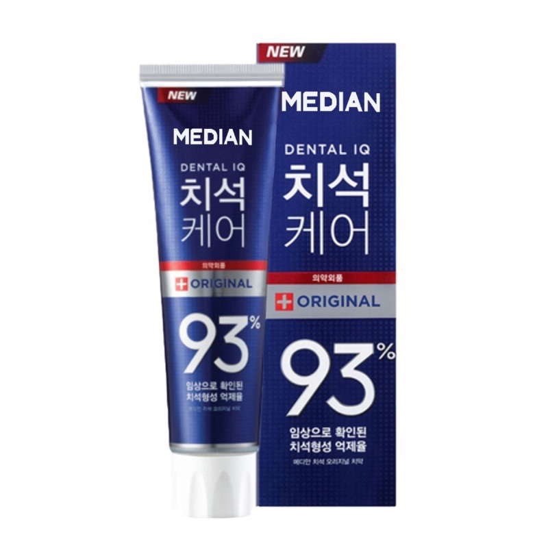 現貨24HR出貨 韓國 Median93%強效淨白去垢牙膏-防護抗菌 120g