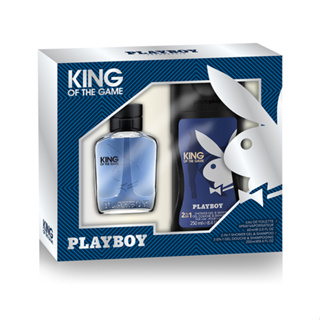 PLAYBOY KING Game 國王皇后男性淡香水禮盒 (淡香水 60ml+沐浴膠 250ml)