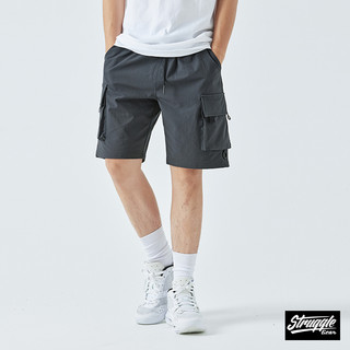 【Struggle Gear】New Apex Shorts 短褲「灰色」M~3XL｜官方旗艦店22006