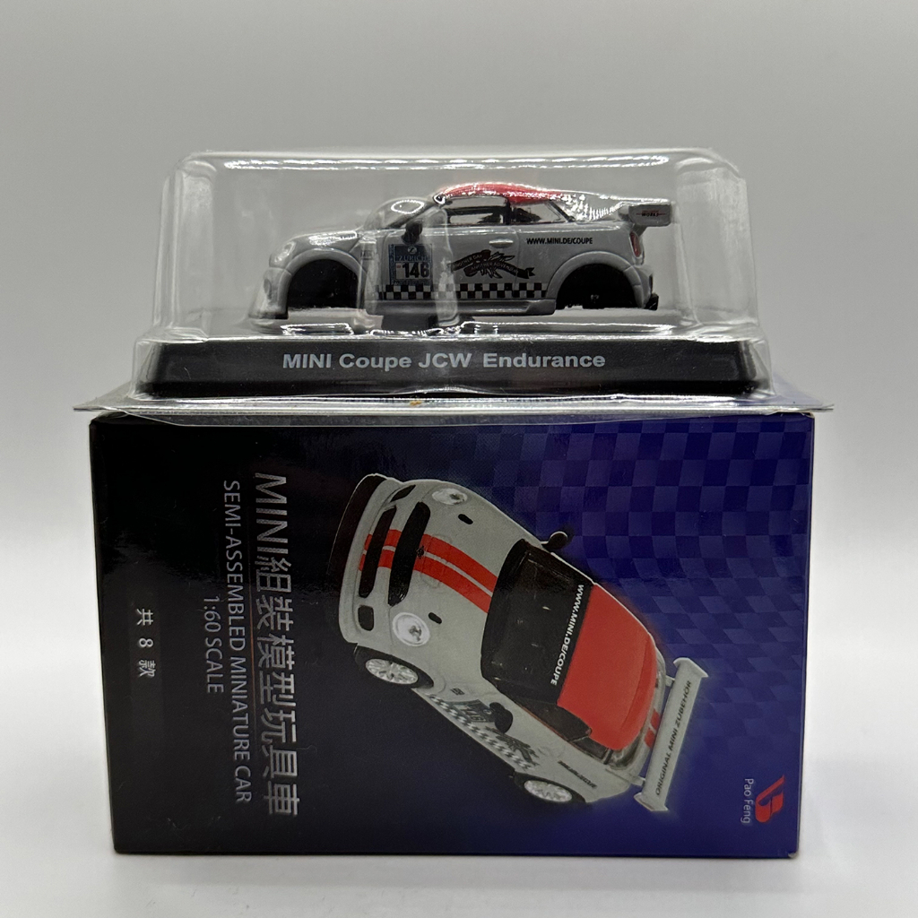 711 MINI 組裝模型玩具車-MINI Coupe JCW Endurance