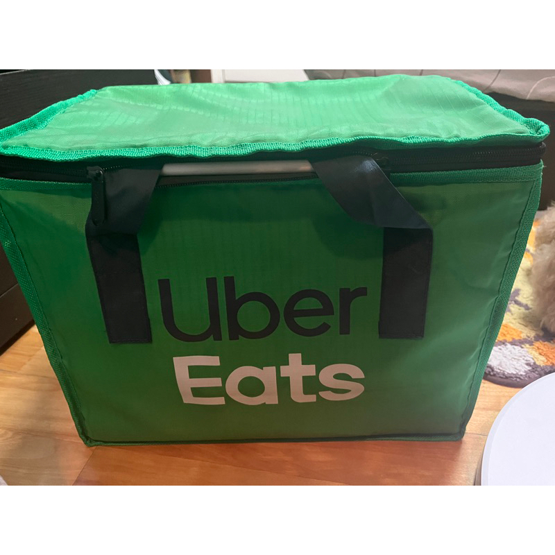Uber Eat 保溫袋 綠色小箱 全新未使用