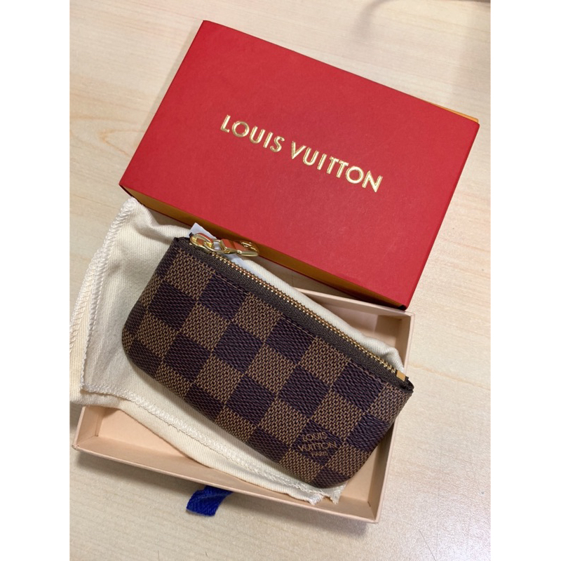 LV  LOUIS VUITTON 零錢包 鑰匙包 棋盤格 全新未使用，有購證，N62658 鑰匙零錢包