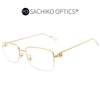 Cartier CT0218OA 卡地亞品牌眼鏡｜時尚超輕半框商務休閒金絲男士眼鏡 男生品牌眼鏡框【幸子眼鏡】