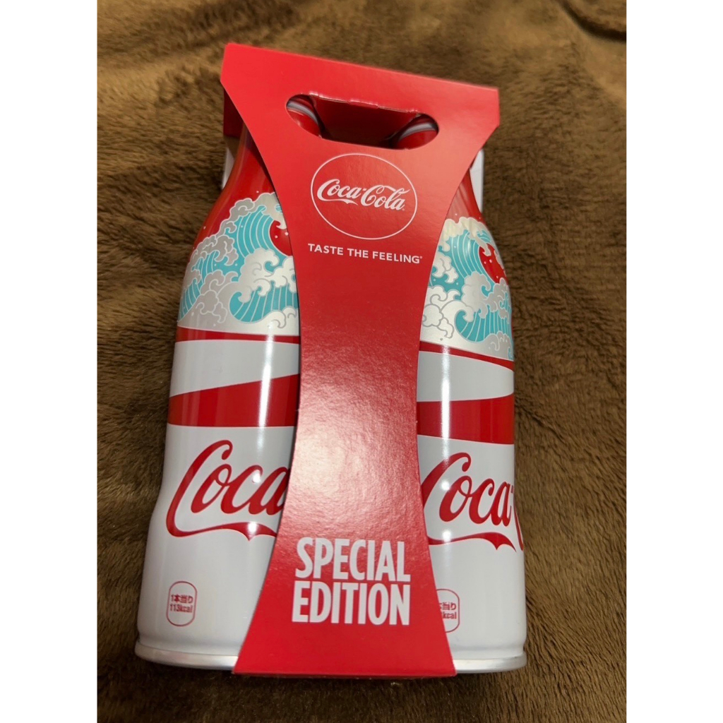 幸運星99免運🌟現貨🌟 日本限定可口可樂 2023富士山紀念彩色鋁瓶 數量限定 一組兩瓶