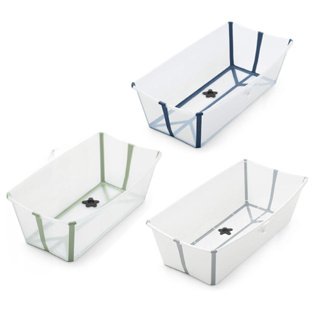 挪威 Stokke Flexi Bath 摺疊感溫浴盆-正常版/正常版加浴架/加大版/立架