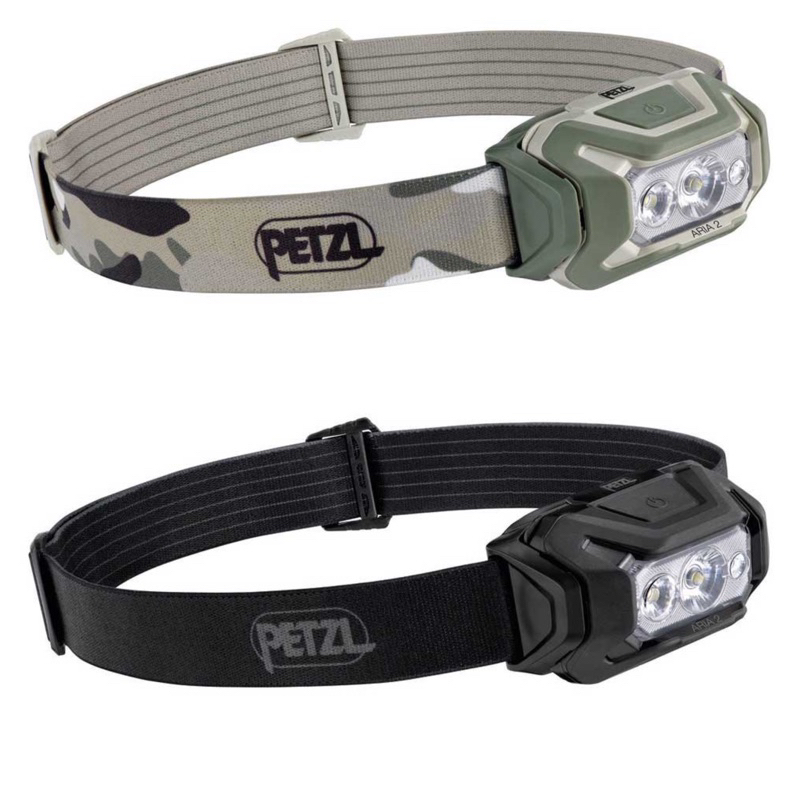 多款顏色 PETZL 法國 350lm 450lm ARIA  RGB IP67防水防塵 超輕量頭燈 沙漠  戰術頭燈