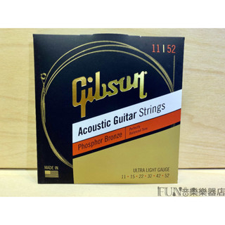 【Fun音樂樂器店】Gibson SAG-PB11 Phosphor Bronze 1152 民謠吉他弦