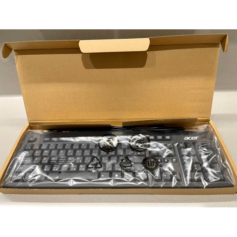 全新宏碁acer原廠 USB 有線鍵盤PR1101V
