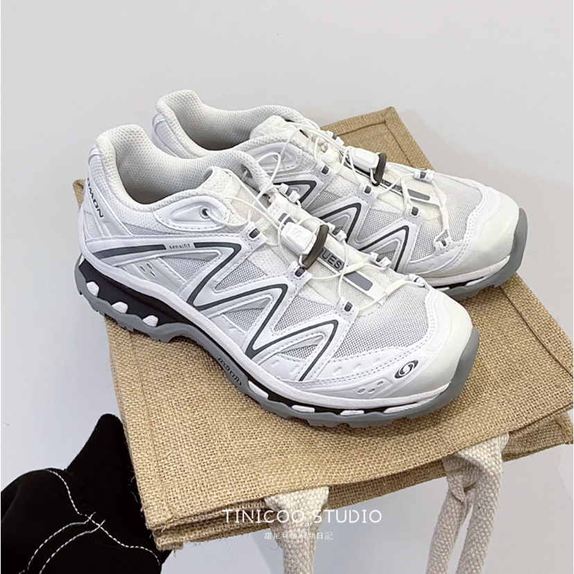 TINI- SALOMON XT-Quest Advanced 米白 白色 米杏 棕色 黑色 跑步鞋 410523